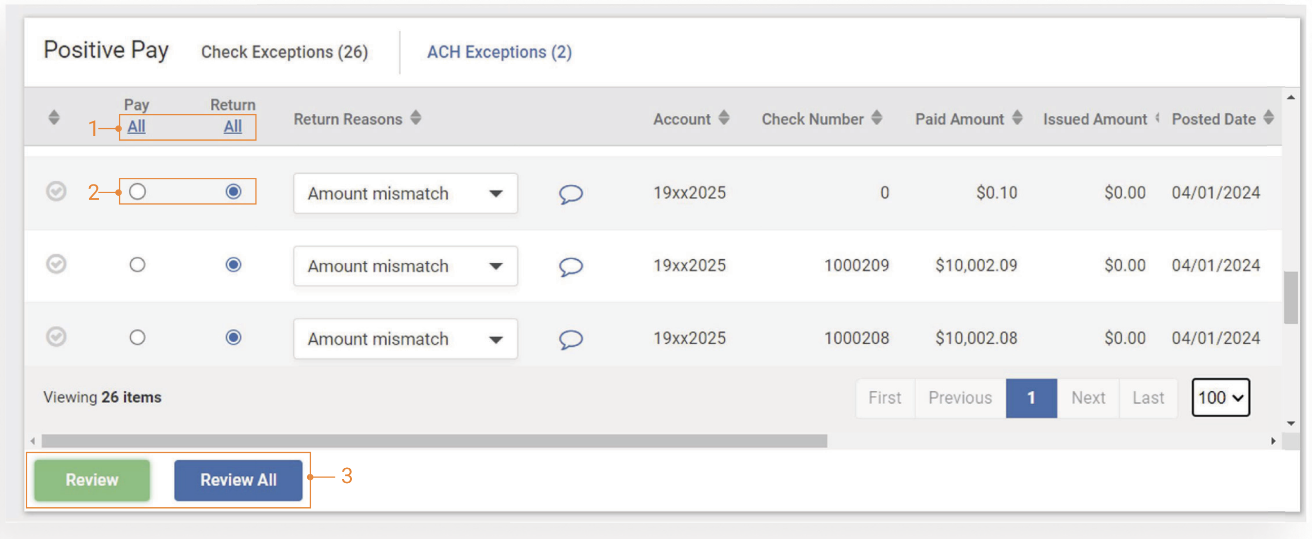 TM QRG Postive Pay Check Exceptions Capture 10