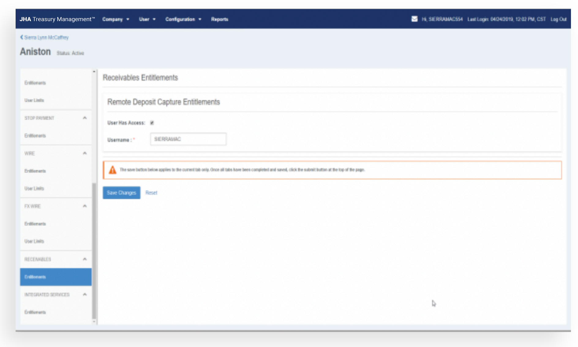 TM QRG Remote Deposit Capture Configuration 5